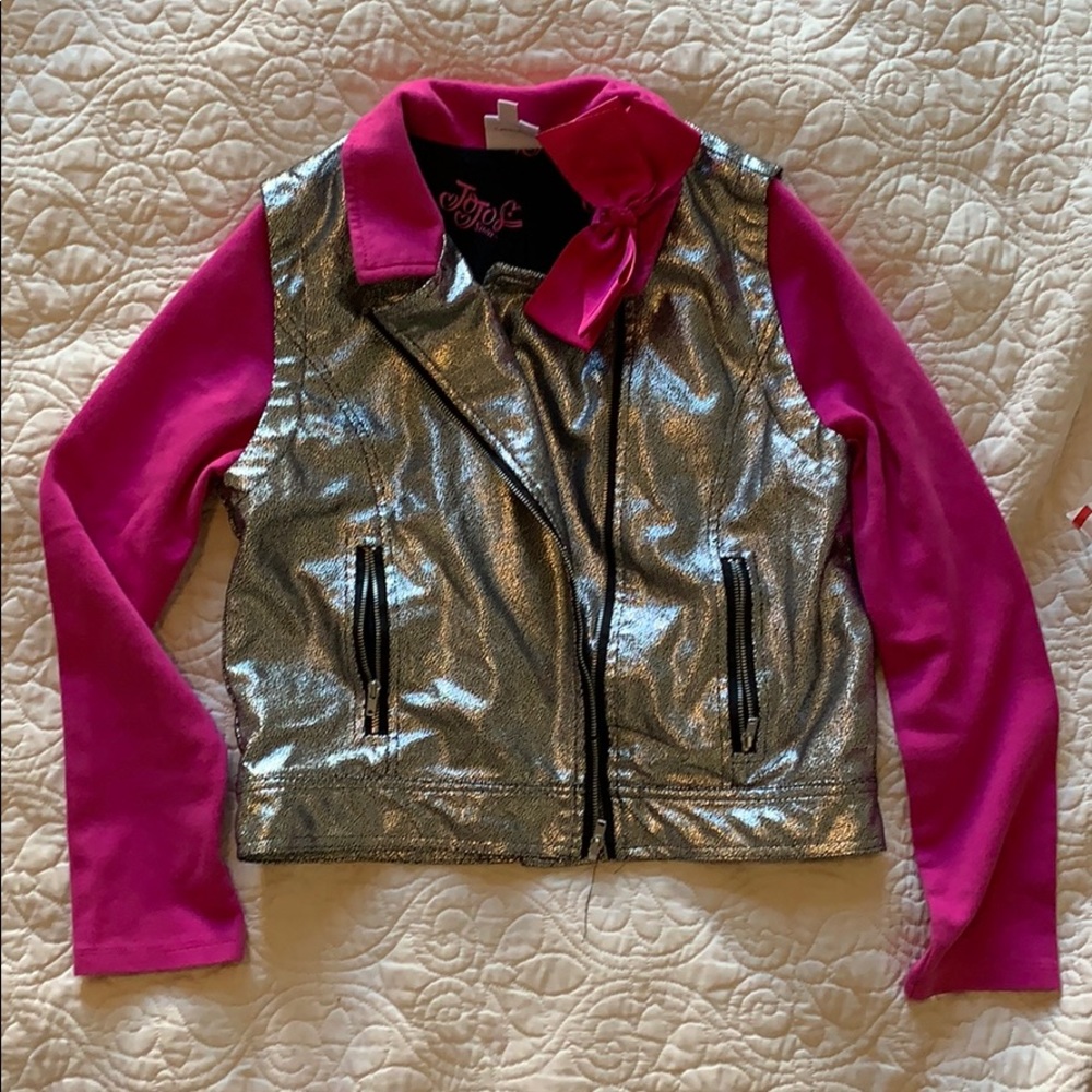 Faux leather Jojo Siwa jacket (L)